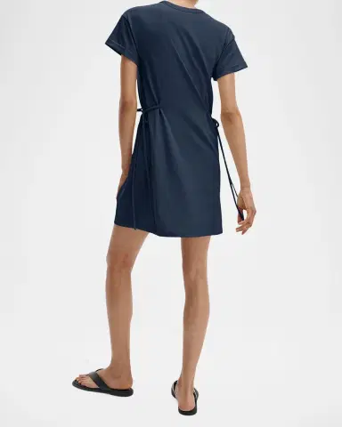 rag & bone Mica Tie-Waist Cotton Jersey T-Shirt Mini Dress | Thumbnail 3 rag & bone Mica Tie-Waist Cotton Jersey T-Shirt Mini Dress | Thumbnail 3