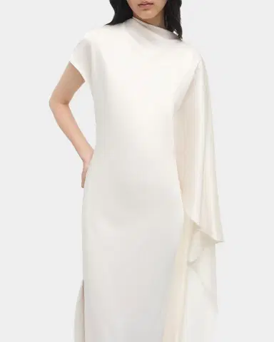 Simkhai Ora Satin Column Gown | Thumbnail 5 Simkhai Ora Satin Column Gown | Thumbnail 5