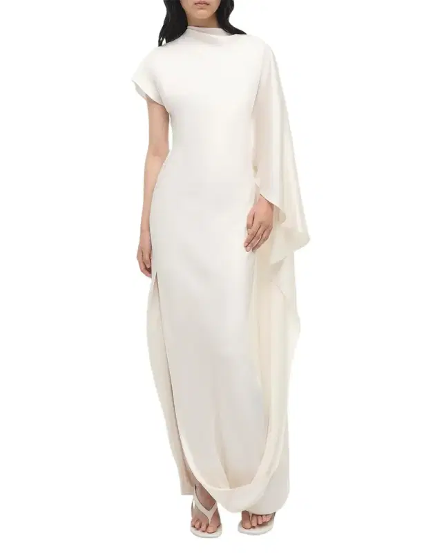 SIMKHAI Ora Satin Column Gown