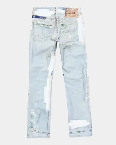 Acne Studios Men's 1996 Trompe-Loeil Tape Straight Leg Jeans | Thumbnail 2