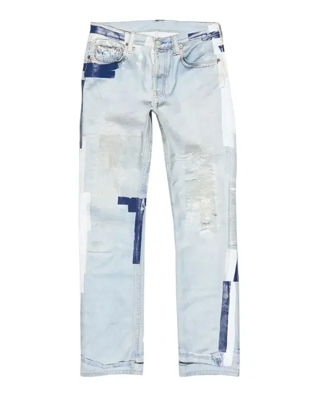 Men's 1996 Trompe-Loeil Tape Straight Leg Jeans Men's 1996 Trompe-Loeil Tape Straight Leg Jeans