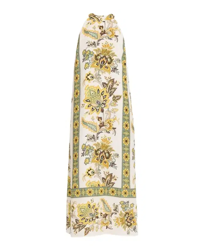 Elie Tahari The Athena Print Sleeveless Maxi Dress