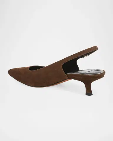 Vince 45mm Sabra Suede Slingback Pumps | Thumbnail 3 Vince 45mm Sabra Suede Slingback Pumps | Thumbnail 3