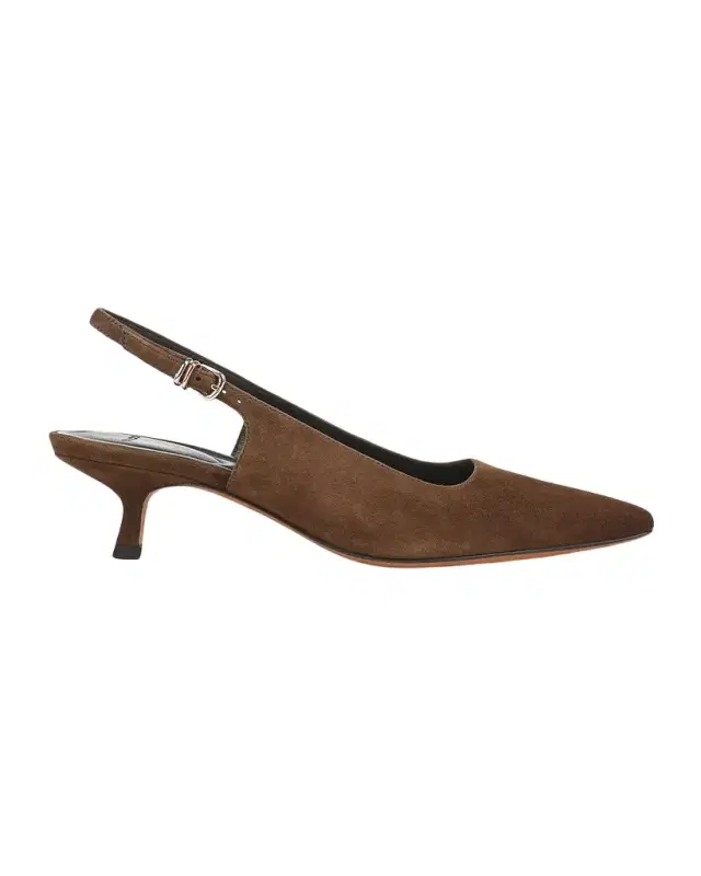 45mm Sabra Suede Slingback Pumps