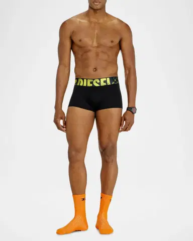Diesel Men 's Damien 5-Pack Boxer Shorts | Thumbnail 2 Diesel Men 's Damien 5-Pack Boxer Shorts | Thumbnail 2
