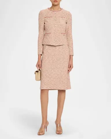 Misook Heritage Ribbon Tweed Knit Jacket | Thumbnail 2