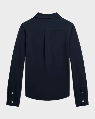 Ralph Lauren Boy's Featherweight Cotton Mesh Shirt, Size -XL | Thumbnail 2