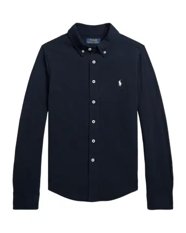 Ralph Lauren Boy's Featherweight Cotton Mesh Shirt, Size -XL | Thumbnail 1