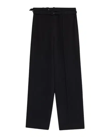 Cinq à Sept Maelor Double Belted Wide-Leg Pants | Thumbnail 1