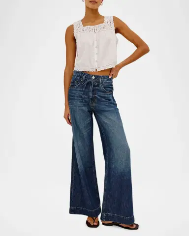 Rails Dover Wide-Leg Drawstring Jeans | Thumbnail 2 Rails Dover Wide-Leg Drawstring Jeans | Thumbnail 2