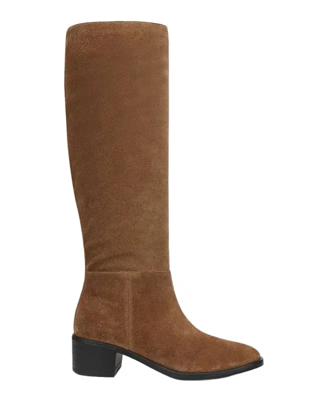Vince 50mm Pace Suede Wide Calf Knee-High Boots