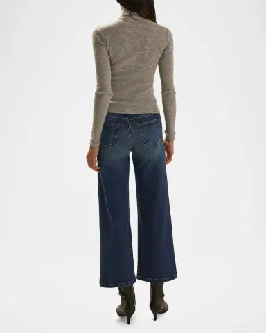 Favorite Daughter The Ruby Mid-Rise Wide-Leg Denim Jeans | Thumbnail 3 Favorite Daughter The Ruby Mid-Rise Wide-Leg Denim Jeans | Thumbnail 3