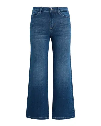 Favorite Daughter The Ruby Mid-Rise Wide-Leg Denim Jeans | Thumbnail 1 Favorite Daughter The Ruby Mid-Rise Wide-Leg Denim Jeans | Thumbnail 1
