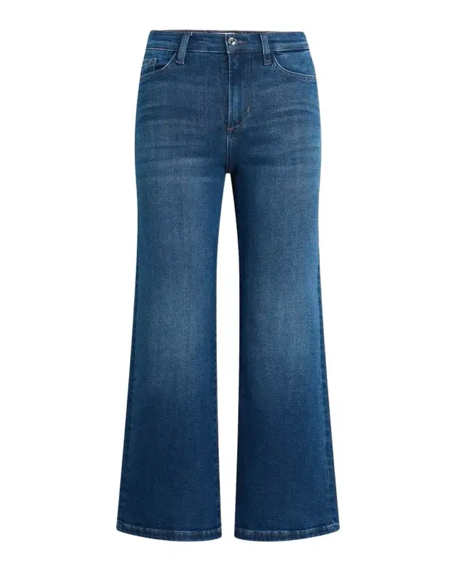 The Ruby Mid-Rise Wide-Leg Denim Jeans