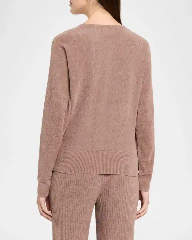 Barefoot Dreams CozyChic Ultra Lite Scalloped Henley Pullover | Thumbnail 3 Barefoot Dreams CozyChic Ultra Lite Scalloped Henley Pullover | Thumbnail 3