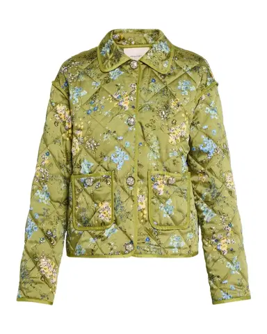 Cinq à Sept Windswept Floral Quilted Jacket | Thumbnail 1 Cinq à Sept Windswept Floral Quilted Jacket | Thumbnail 1