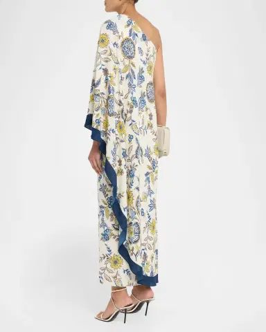 Elie Tahari The Arlene Printed One-Shoulder Maxi Dress | Thumbnail 3