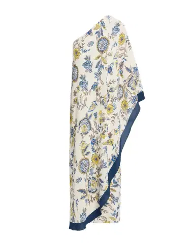 Elie Tahari The Arlene Printed One-Shoulder Maxi Dress | Thumbnail 1