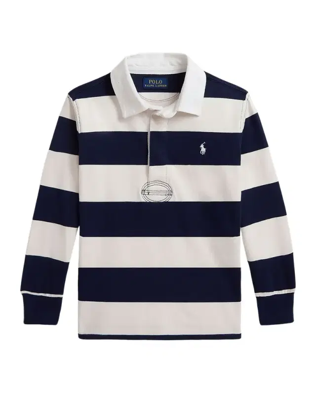 Ralph Lauren Boy 's The Iconic Rugby Shirt, Size -7