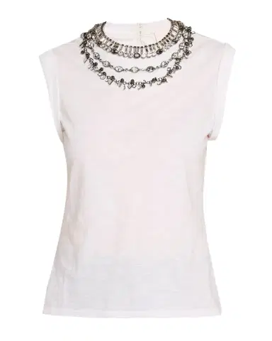 Cinq a Sept Bella Chunky Layered Necklace T-Shirt | Thumbnail 1 Cinq a Sept Bella Chunky Layered Necklace T-Shirt | Thumbnail 1