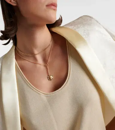 Foundrae Spark Love 18kt gold chain necklace with diamond | Thumbnail 6 Foundrae Spark Love 18kt gold chain necklace with diamond | Thumbnail 6