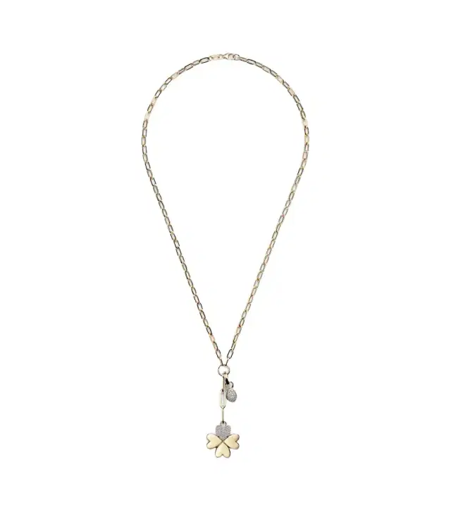 Foundrae True Love 18kt gold necklace with diamonds
