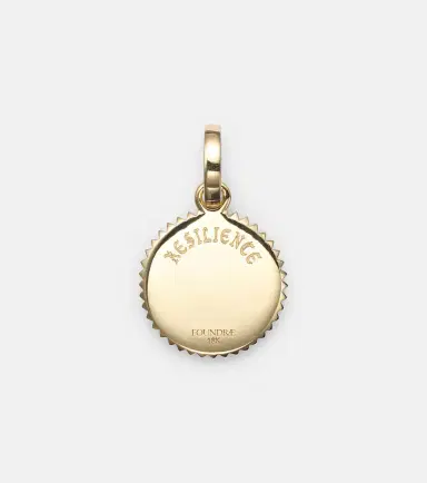 Foundrae Resilience 18kt gold pendant necklace with diamonds | Thumbnail 2