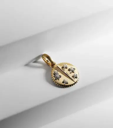 Foundrae Resilience 18kt gold pendant necklace with diamonds | Thumbnail 5