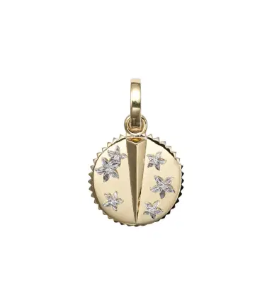 Foundrae Resilience 18kt gold pendant necklace with diamonds | Thumbnail 1
