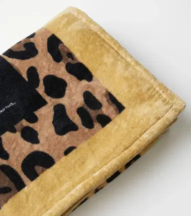 Dolce & Gabbana Casa Leopardo cotton beach towel | Thumbnail 3