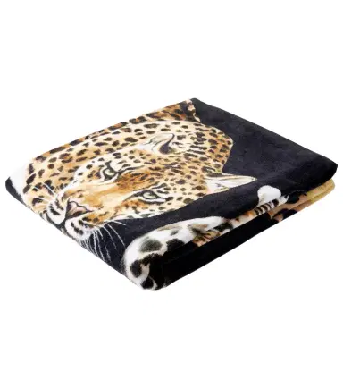 Dolce & Gabbana Casa Leopardo cotton beach towel | Thumbnail 1