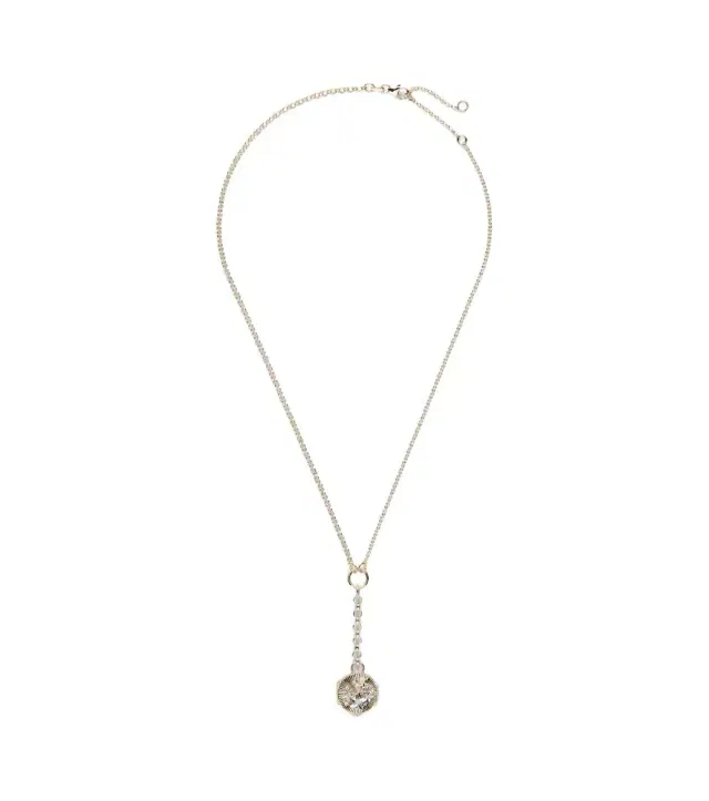 FoundRae Resilience Blossoms Small 18kt gold chain necklace with diamonds