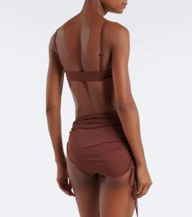 Christopher Esber Embellished ruched bikini bottoms | Thumbnail 3