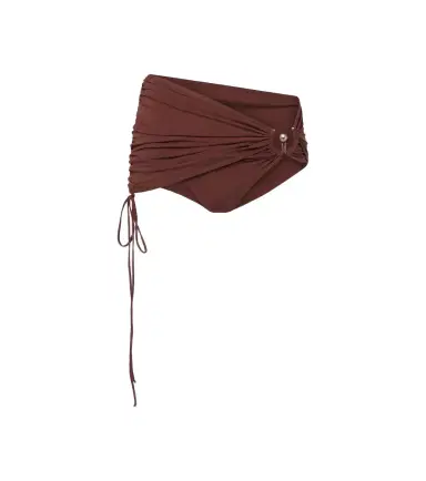 Christopher Esber Embellished ruched bikini bottoms | Thumbnail 1