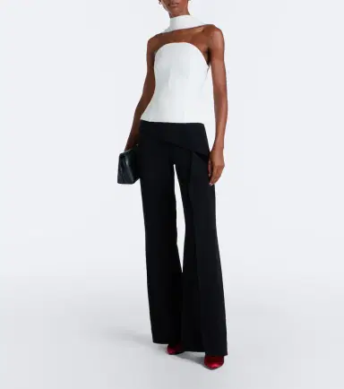 Roland Mouret Scarf-detail crêpe corset top | Thumbnail 4 Roland Mouret Scarf-detail crêpe corset top | Thumbnail 4