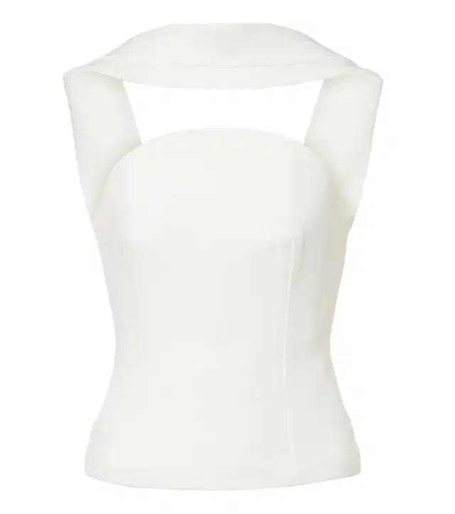 Roland Mouret Scarf-detail crêpe corset top