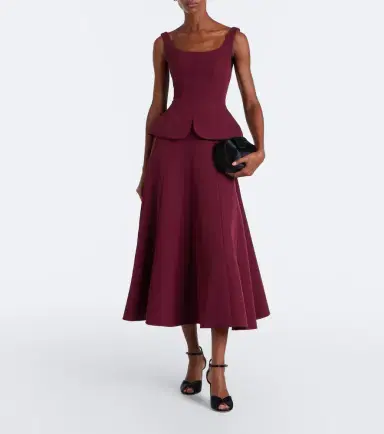 Roland Mouret Peplum crêpe corset dress | Thumbnail 4