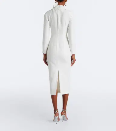 Roland Mouret Ramie and silk jacquard cocktail dress | Thumbnail 5 Roland Mouret Ramie and silk jacquard cocktail dress | Thumbnail 5