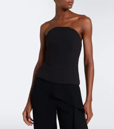 Roland Mouret Scarf-detail crêpe corset top | Thumbnail 4 Roland Mouret Scarf-detail crêpe corset top | Thumbnail 4