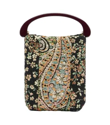 Dries Van Noten Micro floral jacquard top-handle bag | Thumbnail 1 Dries Van Noten Micro floral jacquard top-handle bag | Thumbnail 1