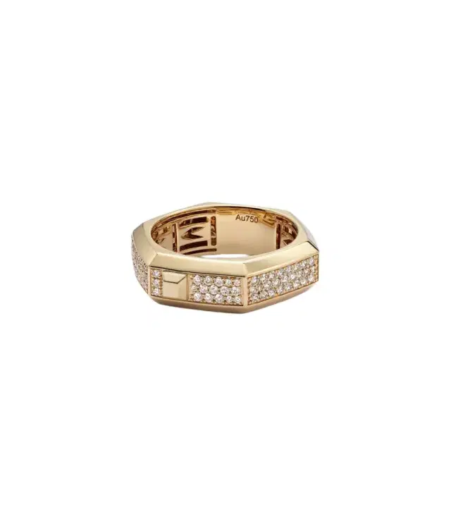 Messika Moderniste 18kt gold ring with diamonds