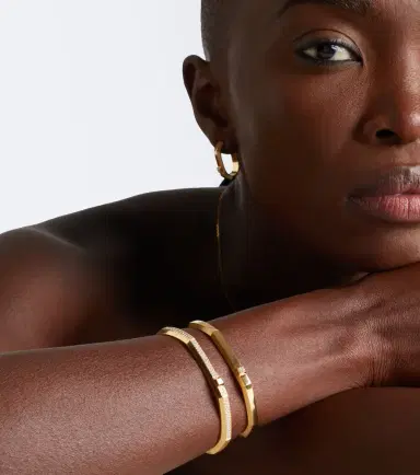 Messika Moderniste 18kt gold bracelet with diamond | Thumbnail 4