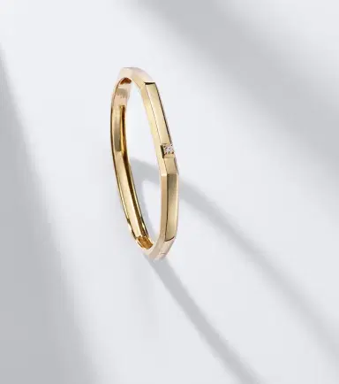 Messika Moderniste 18kt gold bracelet with diamond | Thumbnail 5