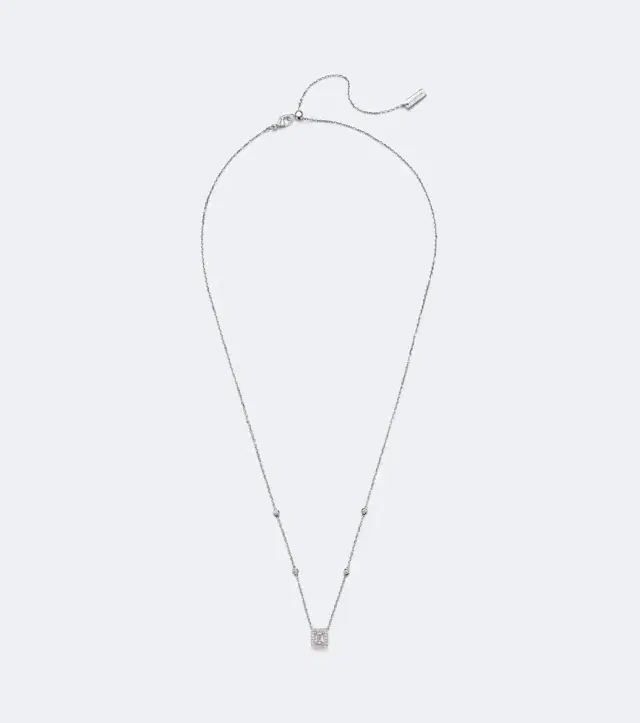 Joy 18kt white gold pendant necklace with diamonds Joy 18kt white gold pendant necklace with diamonds