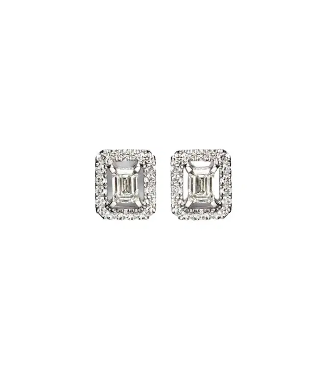 Messika Joy 18kt white gold earrings with diamonds