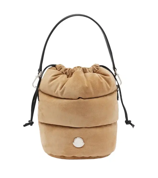 Moncler Caradoc Small suede down bucket bag
