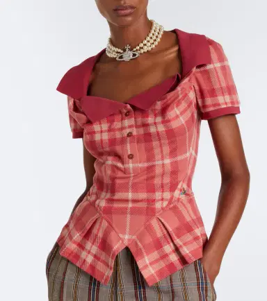 Vivienne Westwood Monday tartan cotton top | Thumbnail 2 Vivienne Westwood Monday tartan cotton top | Thumbnail 2