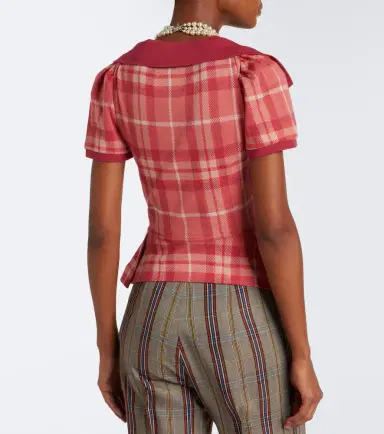 Vivienne Westwood Monday tartan cotton top | Thumbnail 3 Vivienne Westwood Monday tartan cotton top | Thumbnail 3