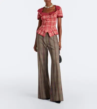 Vivienne Westwood Monday tartan cotton top | Thumbnail 4 Vivienne Westwood Monday tartan cotton top | Thumbnail 4