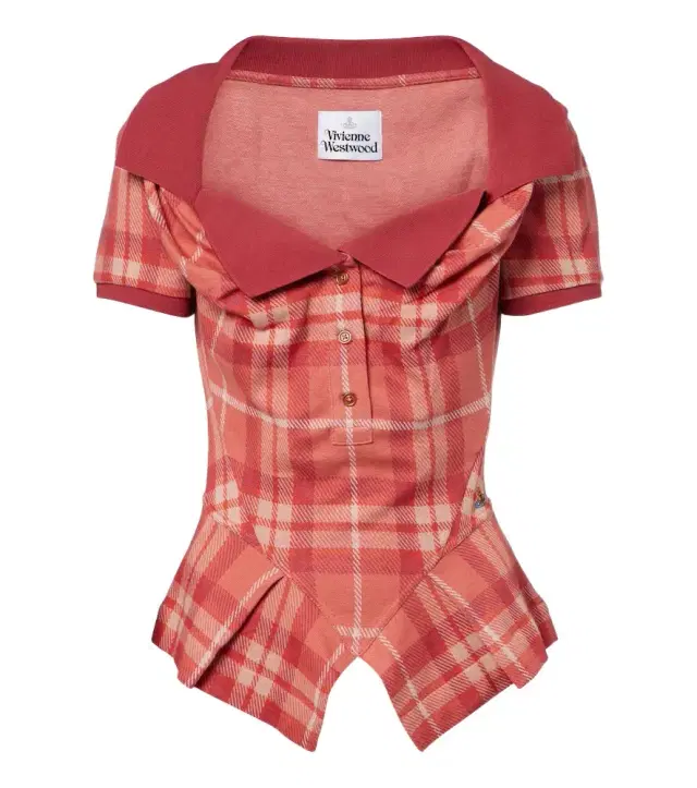 Vivienne Westwood Monday tartan cotton top